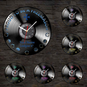 Order Of Malta Commandery Clock - Vinyl Record - Bricks Masons