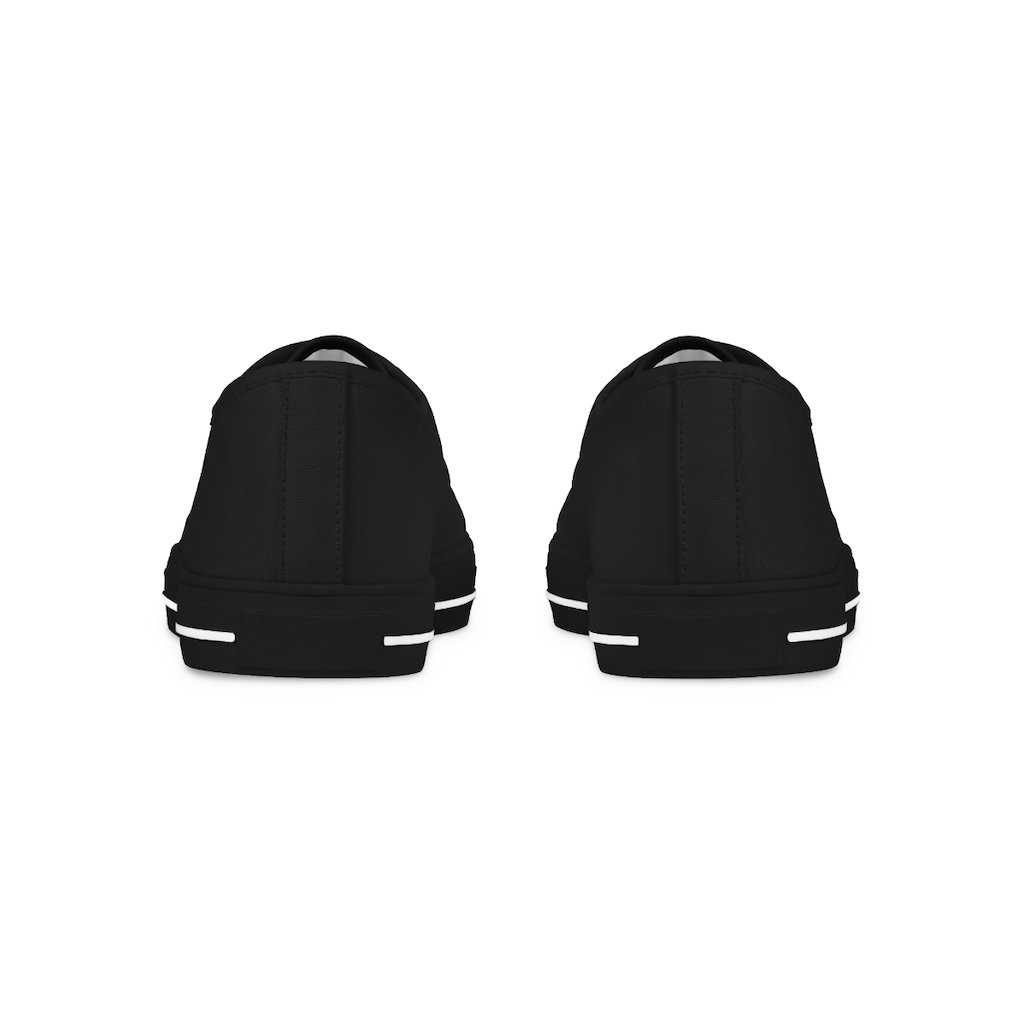 Order Of Malta Commandery Sneaker - Low Top Black & White - Bricks Masons