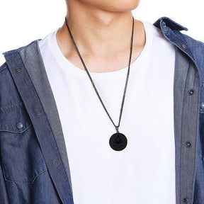 Past Master Blue Lodge Necklace - Various Stainless Steel Colors - Bricks Masons