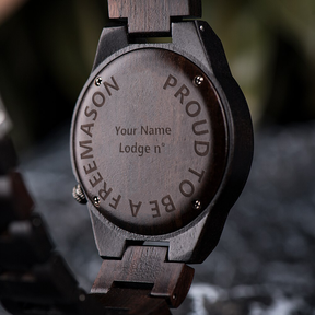 Past Master Blue Lodge California Regulation Wristwatch - Various Colors - Bricks Masons