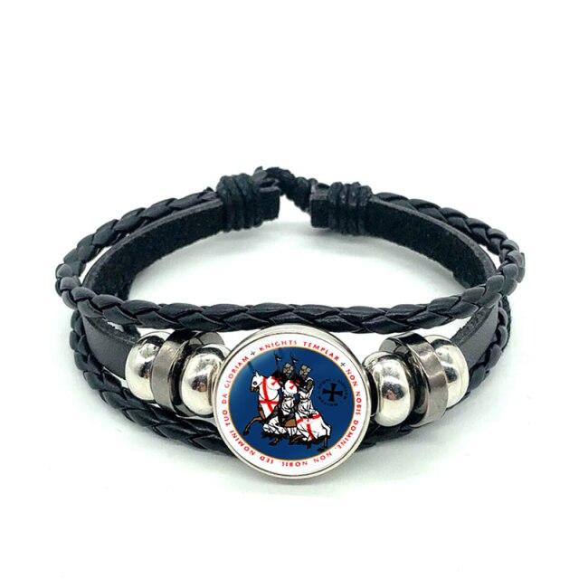 Knights Templar Commandery Bracelet - (12 designs) - Bricks Masons