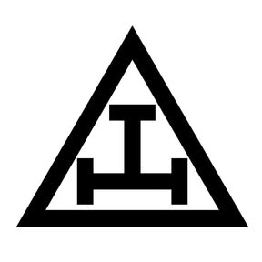 Royal Arch Chapter Clock - Frameless Design - Bricks Masons