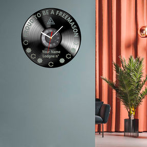 Royal Arch Chapter Clock - Vinyl Record - Bricks Masons