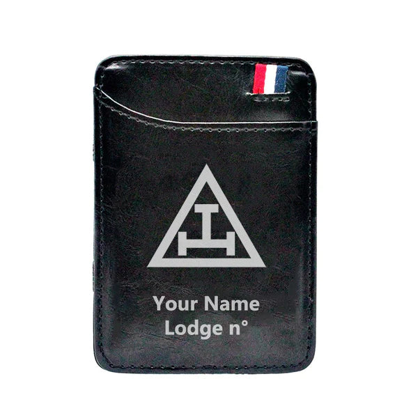 Royal Arch Chapter Wallet - Black & Brown - Bricks Masons